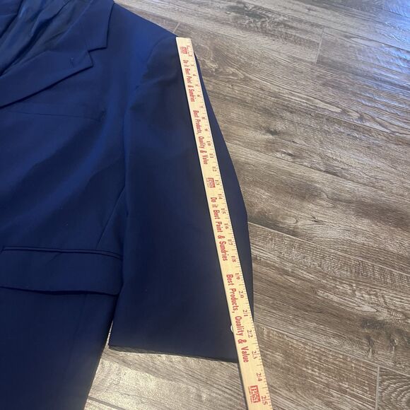 Vintage Burberrys’ Navy Blazer Pure Wool Gold Branded Buttons Jacket Mens Sz 50 - Picture 15 of 15